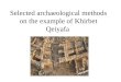 Selected archaeological methods on the example of Khirbet Qeiyafa
