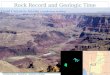 Grand Canyon in Arizona (stratification, bedding) stratification, bedding, stratum (strata) Rock Record and Geologic Time