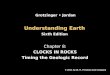 Understanding Earth Sixth Edition Chapter 8: CLOCKS IN ROCKS Timing the Geologic Record © 2011 by W. H. Freeman and Company Grotzinger Jordan