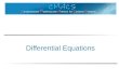 Differential Equations. Some questions odes can answer Quick example How to solve differential equations Second example