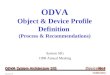 ODVA System Architecture SIG ©1998 ODVA DeviceNet \slides\ODVA 98 ODVA Object & Device Profile Definition (Process & Recommendations) System SIG 1998 Annual