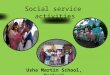 Social service activities Usha Martin School, Dankuni