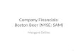 Company Financials: Boston Beer (NYSE: SAM) Mergent Online 1