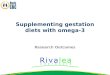 Supplementing gestation diets with omega-3 Research Outcomes