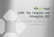 SIEM: The Tangible and Intangible ROI Trey Ackerman Director Systems Engineering, NA trey@alienvault.com