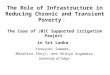 The Role of Infrastructure in Reducing Chronic and Transient Poverty The Case of JBIC Supported Irrigation Project in Sri Lanka Yasuyuki Sawada, Masahiro