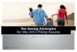 Tax Saving Strategies for the 2012 Filing Season Updated Dec.12, 2011