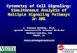 Cytometry of Cell Signaling: Simultaneous Analysis of Multiple Signaling Pathways in AML T. Vincent Shankey, Ph.D. Systems Research/Life Sciences Division