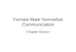 Female-Male Nonverbal Communication Chapter Eleven