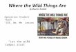 Where the Wild Things Are by Maurice Sendak Operation Student Teach ZEE, We, Me Lesson Let the wild rumpus start
