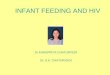INFANT FEEDING AND HIV Dr KANUPRIYA CHATURVEDI Dr. S.K. CHATURVEDI