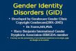 Gender Identity Disorders (GID) Developed by Gendercare Gender Clinic Copyright Gendercare(2001-2005) Dr.Torres,MS,PhD. Harry Benjamin International Gender