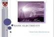B ASIC E LECTRICITY Nicola Tesla: Mad Electricity