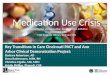 Medication Use Crisis Sponsored by the VA Medication Reconciliation Initiative In conjunction with VHA Program Offices, DoD and IHS Key Transitions in