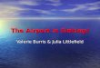 The Airport is Sinking! Valerie Burris & Julia Littlefield