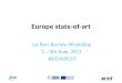 Europe state-of-art 1st Peer Review Workshop 3 – 5th June, 2013 BUDAPEST 1
