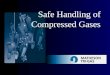 Safe Handling of Compressed Gases. Reasons for a Safety Seminar To heighten the awareness of the dangers associated with compressed gases To encourage