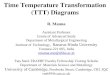 Time Temperature Transformation (TTT) Diagrams R. Manna Assistant Professor Centre of Advanced Study Department of Metallurgical Engineering Institute