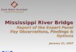 Mississippi River Bridge Report of the Expert Panel Key Observations, Findings & Options January 31, 2007 Aldaron, Inc
