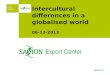 Intercultural differences in a globalised world 06-12-2013
