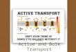 Active and Bulk Transport. Active Transport passive transport is useful for many metabolic functions, but often materials need to be concentrated  this