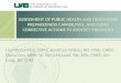 ASSESSMENT OF PUBLIC HEALTH AND HEALTHCARE PREPAREDNESS CAPABILITIES: ANALYZING CORRECTIVE ACTIONS TO IDENTIFY PRIORITIES Lisa McCormick, DrPH; Jonathan