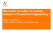 Welcome to Aalto University School of Electrical Engineering ! Tuija I. Pulkkinen Dean, School of Electrical Engineering