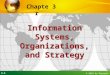 3.1 © 2010 by Pearson 3Chapter Information Systems, Organizations, and Strategy