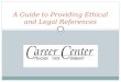 A Guide to Providing Ethical and Legal References