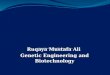 Ruqaya Mustafa Ali Genetic Engineering and Biotechnology