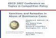 Sanctions and Remedies in Abuse of Dominance Cases Theodore A. Gebhard, J.D., Ph.D. U.S. Federal Trade Commission Bureau of Competition Washington, D.C
