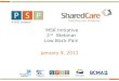 January 9, 2012 MSK Initiative 2 nd Webinar Low Back Pain