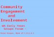 Community Engagement and Involvement -WA Early Years Groups Forum – Peter Kenyon, Bank of I.D.E.A.S