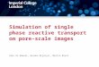 Simulation of single phase reactive transport on pore-scale images Zaki Al Nahari, Branko Bijeljic, Martin Blunt
