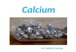 Calcium By: Catherin Sanchez. SYMBOL CHEMICAL PROPERTY