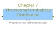 Chapter 7 The Normal Probability Distribution 7.1 Properties of the Normal Distribution