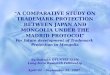 1 “ A COMPARATIVE STUDY ON TRADEMARK PROTECTION BETWEEN JAPAN AND MONGOLIA UNDER THE MADRID PROTOCOL” For future development of Trademark Protection in