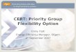 CERT: Priority Group Flexibility Option Emily Flatt Energy Efficiency Manager, Ofgem 4 th September 2007