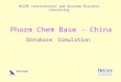 WiCON International and Brychem Business Consulting BRYCHEM Pharm Chem Base - China Database Simulation