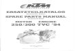 KTM 250-300 Ersatzteilkatalog 1994