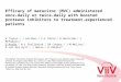 Efficacy of maraviroc (MVC) administered once-daily or twice-daily with boosted protease inhibitors to treatment-experienced patients S Taylor, 1 J Arribas,