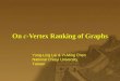 1 On c-Vertex Ranking of Graphs Yung-Ling Lai & Yi-Ming Chen National Chiayi University Taiwan
