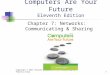 Computers Are Your Future Eleventh Edition Chapter 7: Networks: Communicating & Sharing Resources Copyright © 2011 Pearson Education, Inc. Publishing as