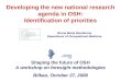 Developing the new national research agenda in OSH: Identification of priorities Shaping the future of OSH A workshop on foresight methodologies Bilbao,