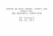 UPDATE ON BIAS TRENDS, DIRECT SUN CORRECTION, AND ROUGHNESS CORRECTION Joe Tenerelli May 10, 2011