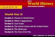 HOLT World History World History THE HUMAN JOURNEY HOLT, RINEHART AND WINSTON World War II Section 1:Threats to World Peace Section 2:Hitler’s Aggressions