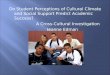 Do Student Perceptions of Cultural Climate and Social Support Predict Academic Success? A Cross-Cultural Investigation Jeanne Edman