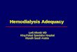 Hemodialysis Adequacy Lutfi Alkorbi MD King Faisal Specialist Hospital Riyadh Saudi Arabia