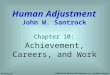 Achievement, Careers, and Work Chapter 10: Human Adjustment John W. Santrock McGraw-Hill © 2006 by The McGraw-Hill Companies, Inc. All rights reserved