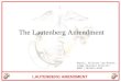 LAUTENBERG AMENDMENT The Lautenberg Amendment Deputy, Military Law Branch Judge Advocate Division HQMC (703)614-4250